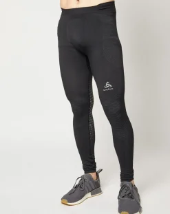 Homme Odlo Collant technique Performance Warm noir/gris