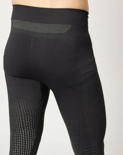 Homme Odlo Collant technique Performance Warm noir/gris