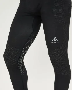 Homme Odlo Collant technique Performance Warm noir/gris