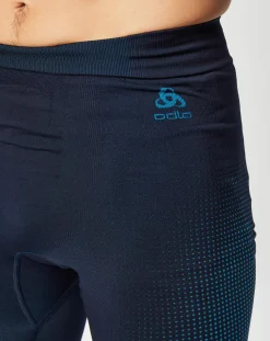 Homme Odlo Collant technique Performance Warm bleu