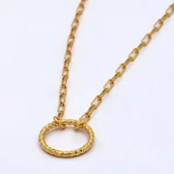 Online By Rafaella Collier Amedea en Argent doré