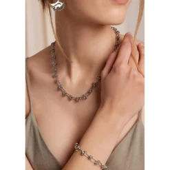 Femme Amelia Parker Collier Nautia argenté