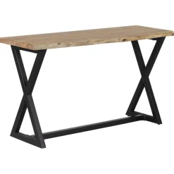 Best Bois & Chiffons Console acacia bunting marron - 135x45x75 cm