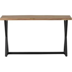 Best Bois & Chiffons Console acacia bunting marron - 135x45x75 cm