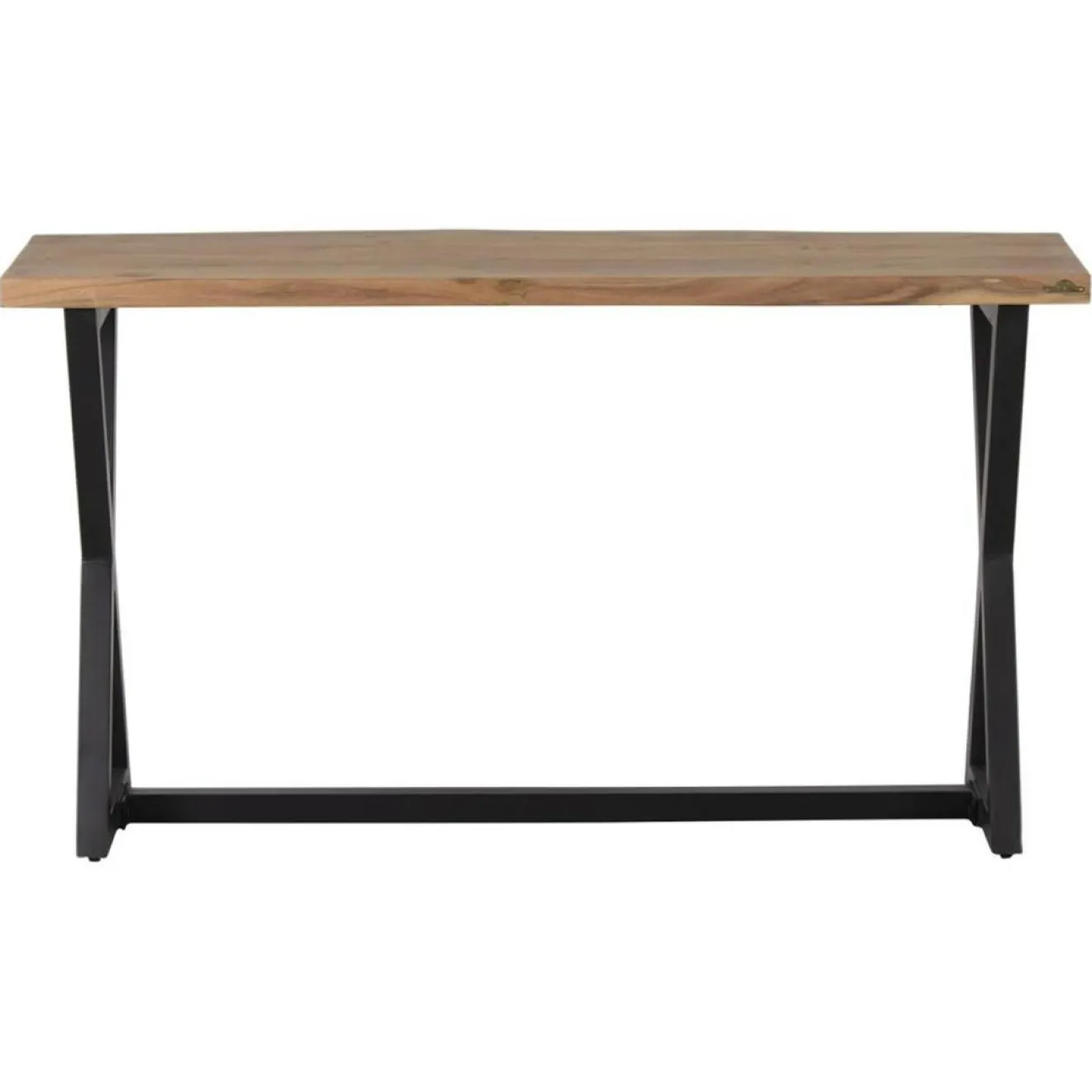 Best Bois & Chiffons Console acacia bunting marron - 135x45x75 cm