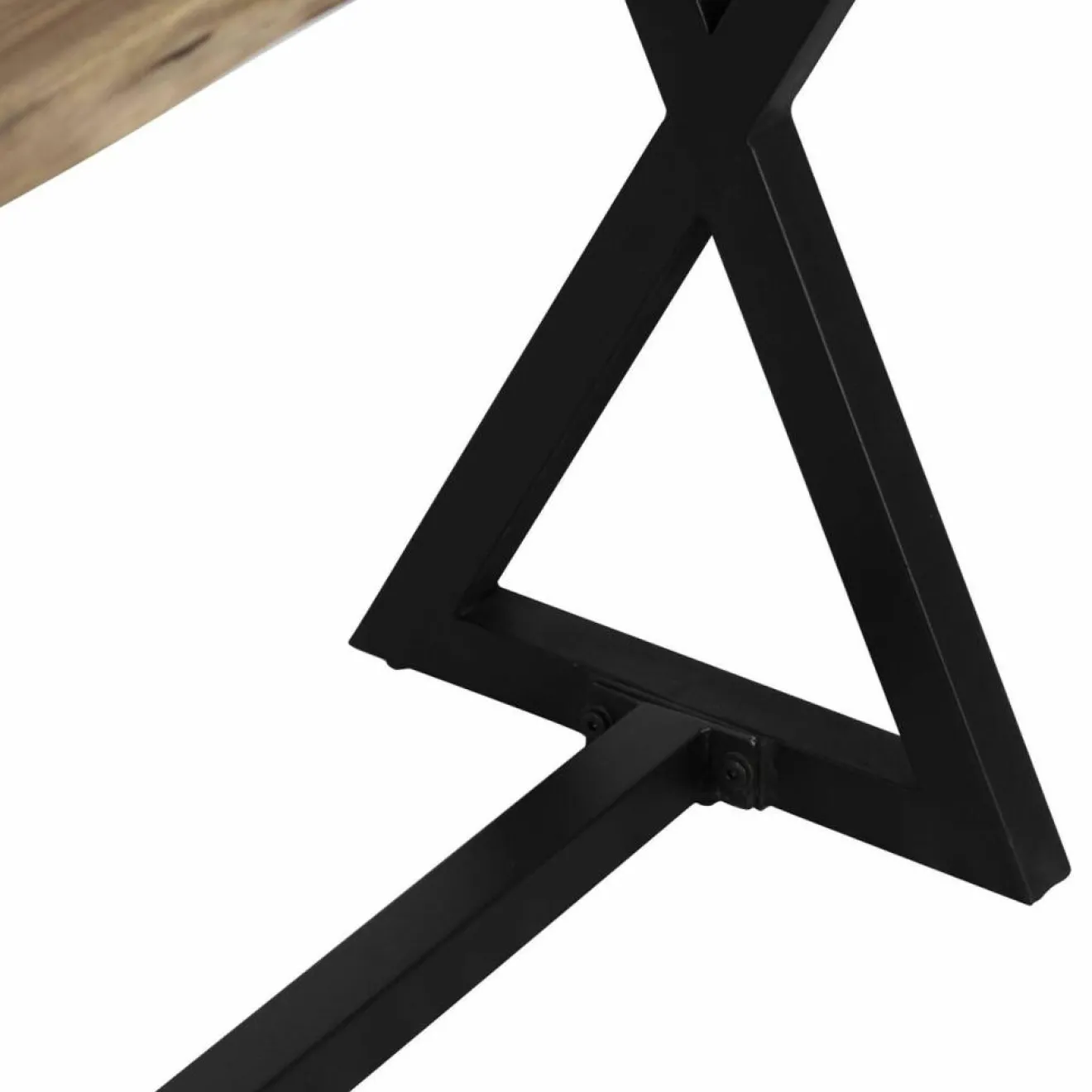 Best Bois & Chiffons Console acacia bunting marron - 135x45x75 cm