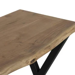 Best Bois & Chiffons Console acacia bunting marron - 135x45x75 cm