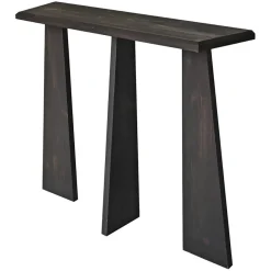 Clearance Wooden Art Console Cleopatra anthracite - 100x83x28 cm