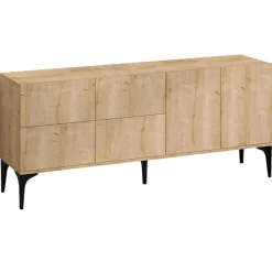 Outlet Wooden Art Console Laika chêne saphir - 180x80x40 cm