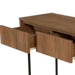 Wooden Art Console Mia noyer/noir - 120x90x36 cm