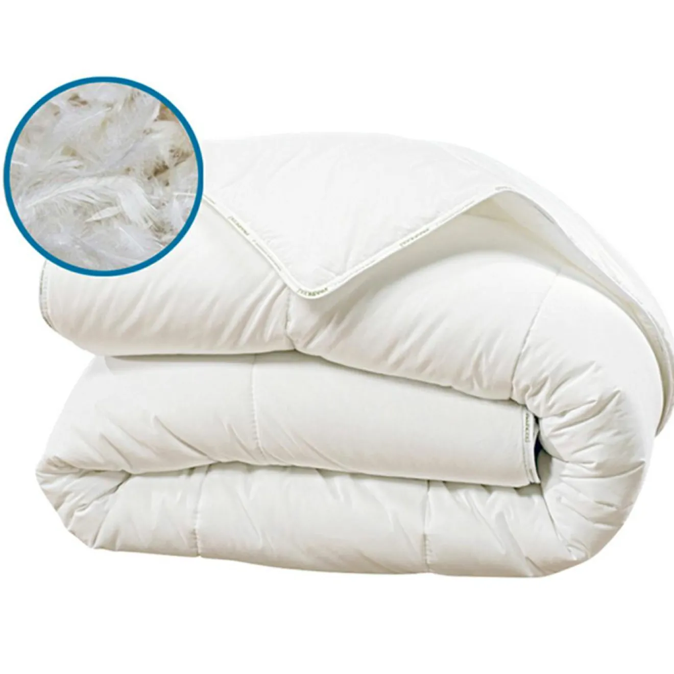 Sale Hypsom Couette Natura Duvet & Plumes blanche - 140x200 cm