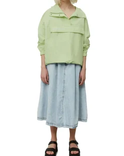 Online Marc O'Polo Coupe Vent à Capuche Grande Poche vert fluo