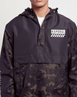 Best Kaporal 5 Coupe-vent Gast camo print noir/kaki