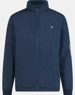Discount Hackett London Coupe-Vent Hood Logo bleu