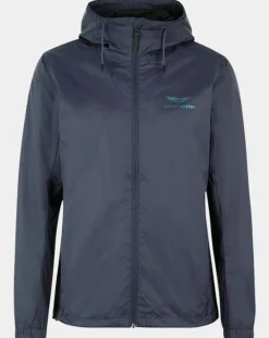 Clearance Hackett London Coupe-Vent Hoodie Aston Martin Racing bleu marine