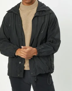 Homme Marc O'Polo Coupe-vent imperméable à capuche noir