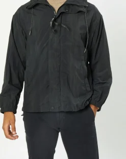 Homme Marc O'Polo Coupe-vent imperméable à capuche noir