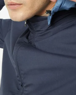 Homme Hackett London Coupe-vent réversible à capuche bleu