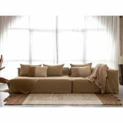 Hot Bed and Philosophy Coussin en laine beige 40x60cm