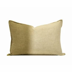 Bed and Philosophy Coussin en laine vert 40x60cm