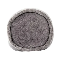 Sensly Coussin rond de massage vibrant gris - 25x14x14 cm