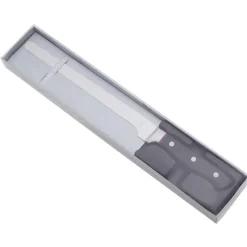 Gam'Hotel Couteau à saumon ou à jambon Hiro noir/rouge - 38.5 cm