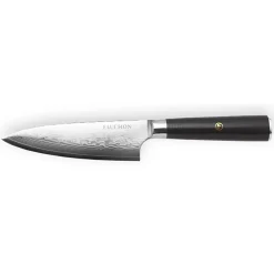 Fauchon Couteau chef Damas noir - 27 cm