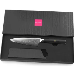 Fauchon Couteau chef Damas noir - 27 cm