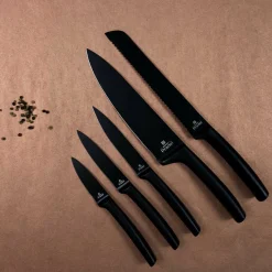 Cook Concept Couteau lame 12 cm noir - 24 cm