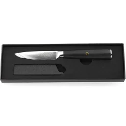 Fauchon Couteau légumes Damas noir - 20.5 cm