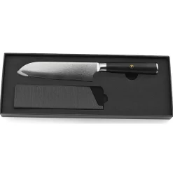 Online Fauchon Couteau santoku Damas noir - 29.5 cm