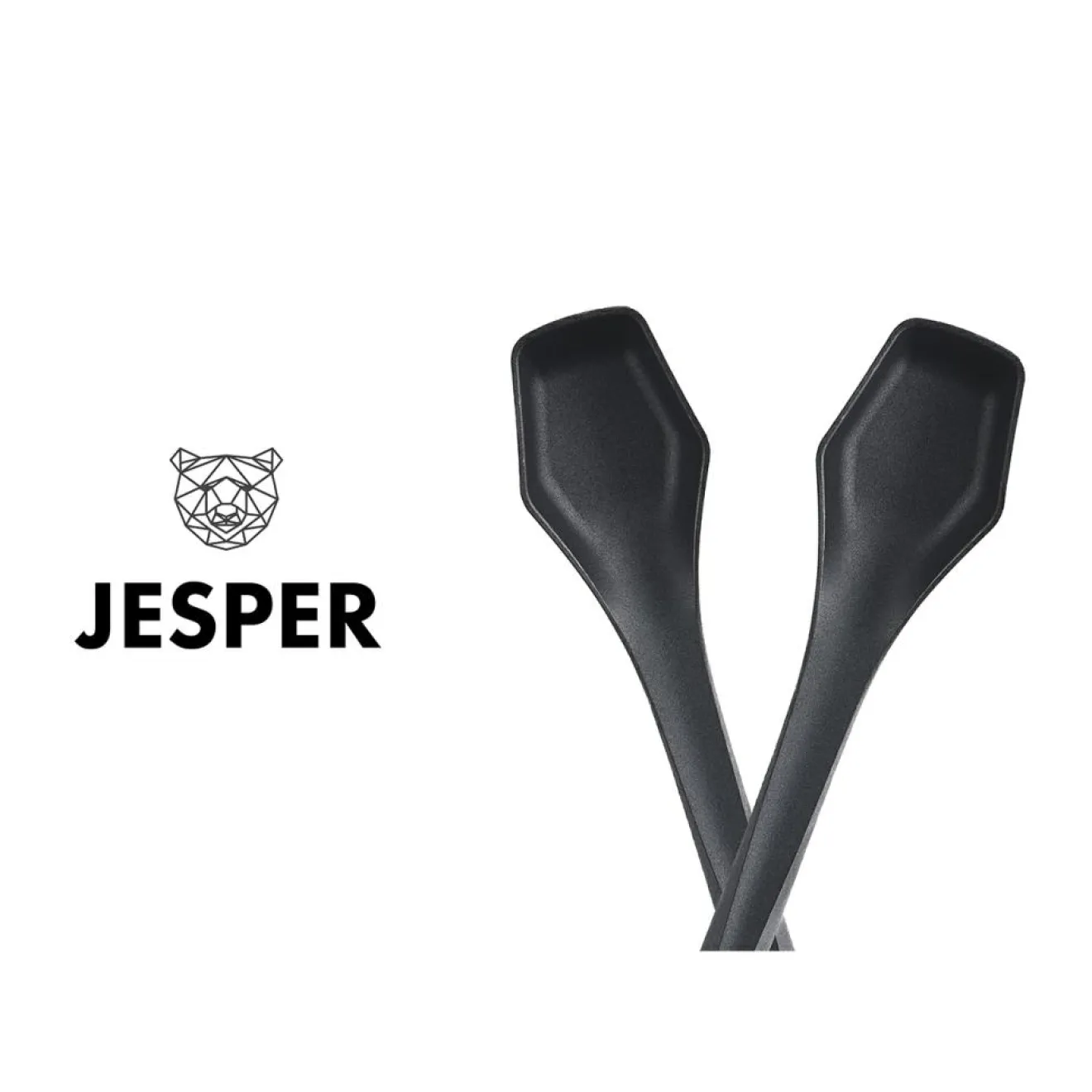 Bjorn Couverts à salade en thermoplastique JESPER noir