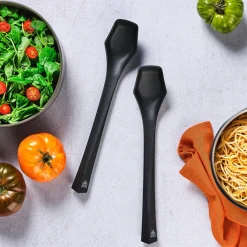 Bjorn Couverts à salade en thermoplastique JESPER noir