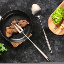 Outlet Bjorn Couverts à salade et barbecue en acier inoxydable STAL inox