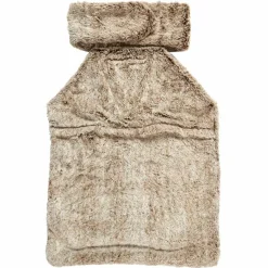 Sensly Couverture pour dos avec billes en céramique micro ondable marron - 37x28 cm