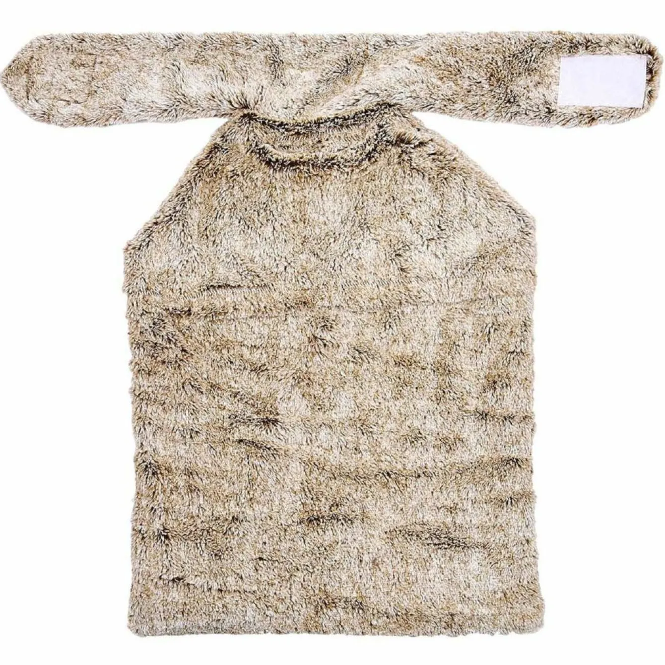 Sensly Couverture pour dos avec billes en céramique micro ondable marron - 37x28 cm