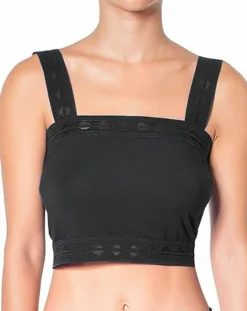 Femme Huit Crop top Jeanne noir