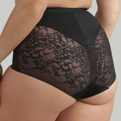 Femme Playtex Culotte taille haute Expert in Silhouete noire