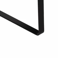 Discount Bois & Chiffons Damo black pouf Leather Noir - 68x46x35 cm