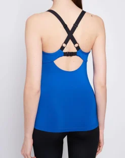 Outlet Odlo Débardeur avec brassière intégrée Jackie bleu