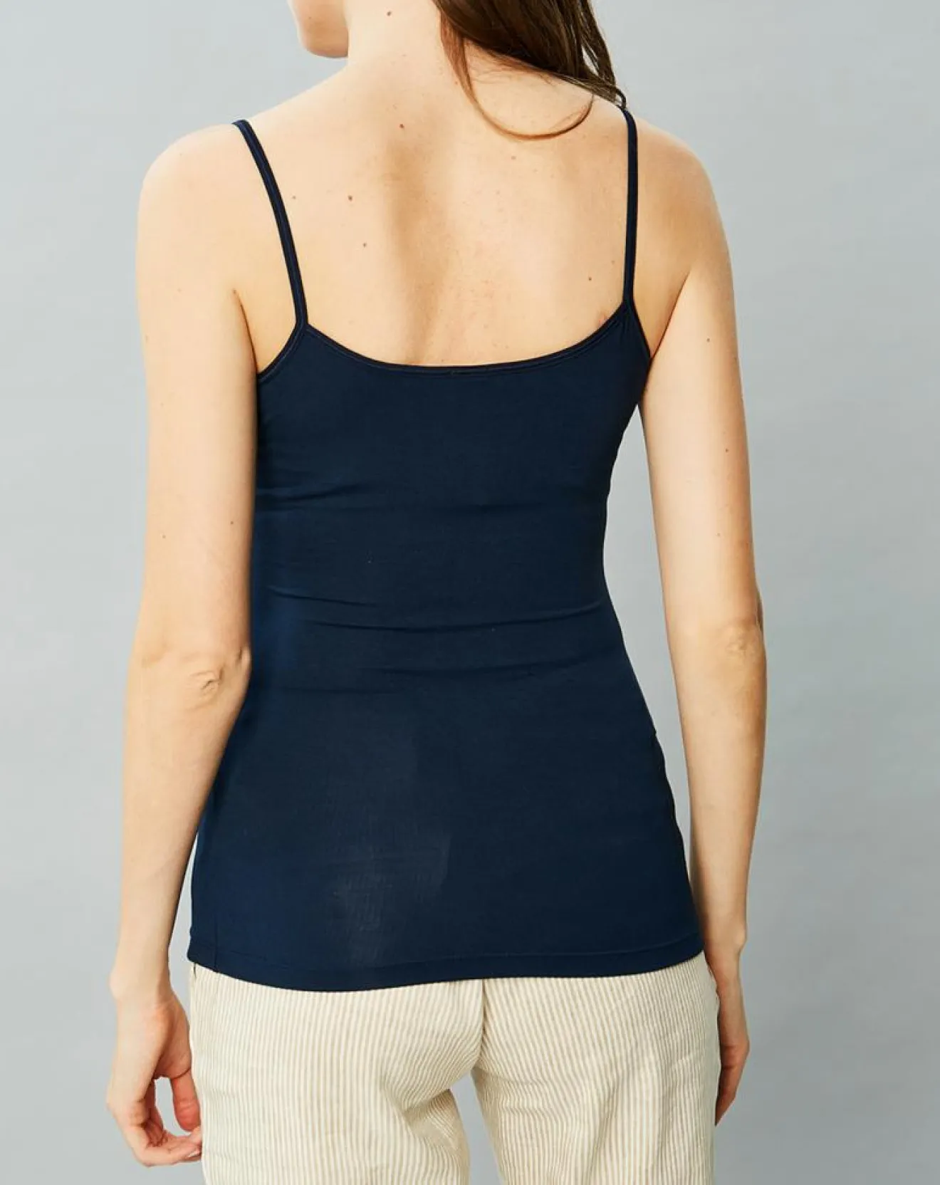 Femme Mare Débardeur Caroline en Micromodal bleu