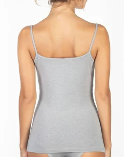 Femme Mare Débardeur Caroline en Micromodal gris clair