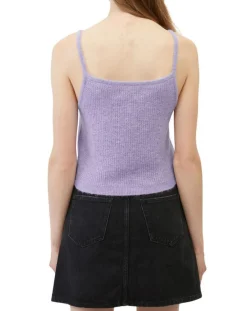 Online Marc O'Polo Débardeur en Alpaga & Laine mélangés cropped violet clair