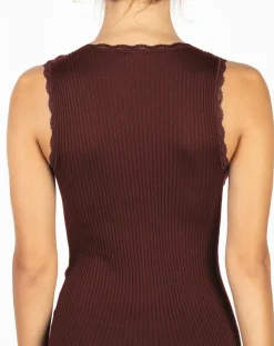 Femme Mare Débardeur Francesca en Laine mélangée rouge bordeaux