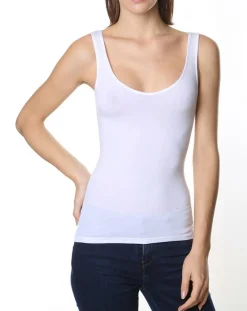 Sale Mare Débardeur Juliette en Micromodal blanc