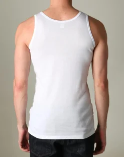 Homme Mare Débardeur Matt en Coton blanc