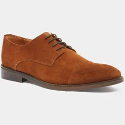 Homme Comptoir GL Derbies en Cuir camel