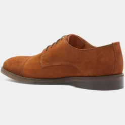 Homme Comptoir GL Derbies en Cuir camel