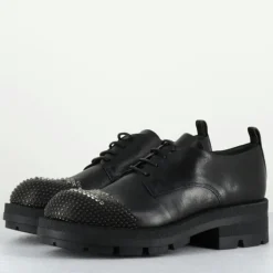Outlet Garrice Lab Derbies en Cuir dabran sienne noires