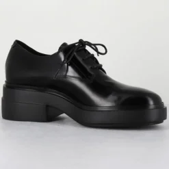 Best Vic Matie Derbies en Cuir noires - Talon 5.5 cm